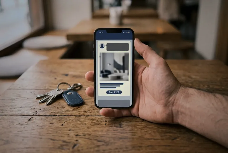 Meta Ads yönetimi: telefonda sosyal medya reklamı